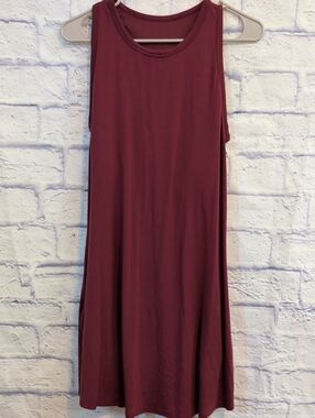 Shebird Dark Cherry Tunic Dress w/ Pockets - Size M/8 (Shebird Sz 4)